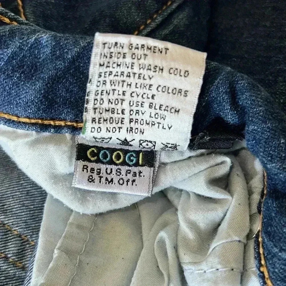 COOGI CG Women's Vintage Blue Denim Jeans Pants
Straight Leg Skinny Size 11/12| - Picture 11 of 15